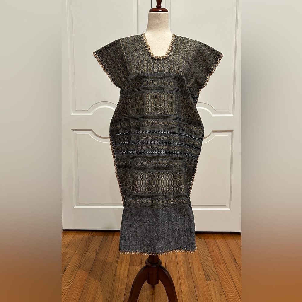 One of a Kind Pedal loom Mexican Dress! Summer Dress! Huipil style!